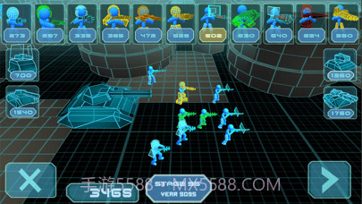 火柴人模拟器霓虹坦克战截图1 火柴人模拟器霓虹坦克战截图1