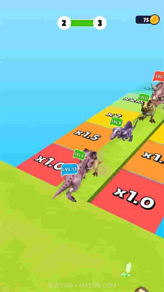 恐龙战争合并奔跑截图1 恐龙战争合并奔跑截图1