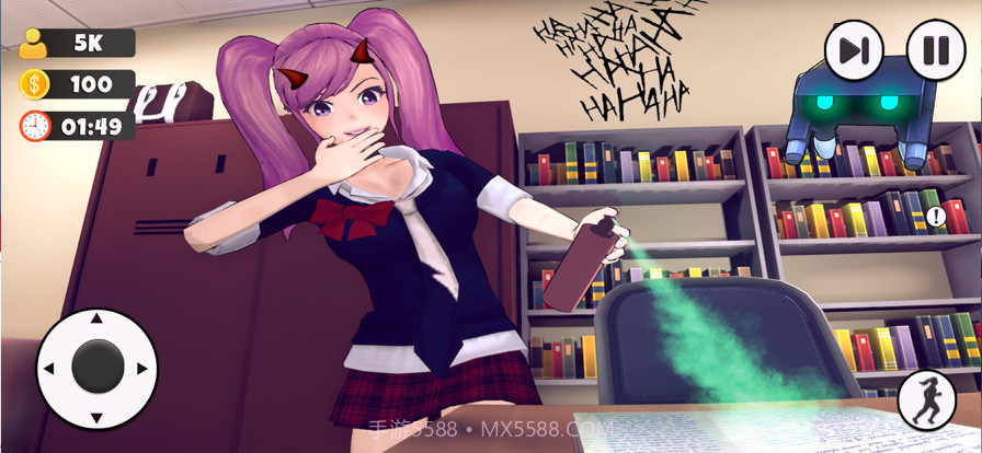日本动漫高的学校坏的女孩模拟截图4