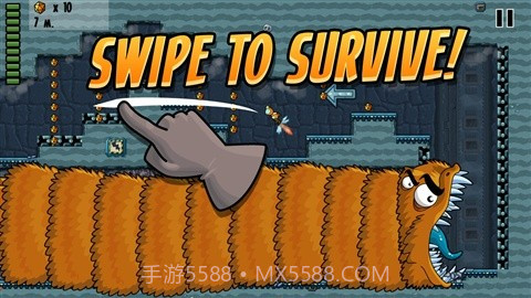 地道狂奔 Worm Run截图1