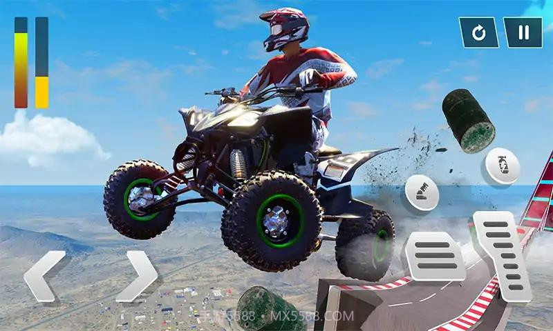 四轮特技飞车截图1