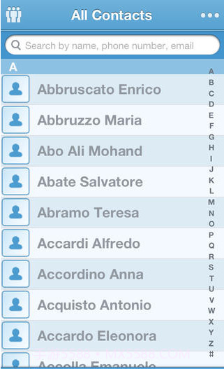 合一通讯录截图2