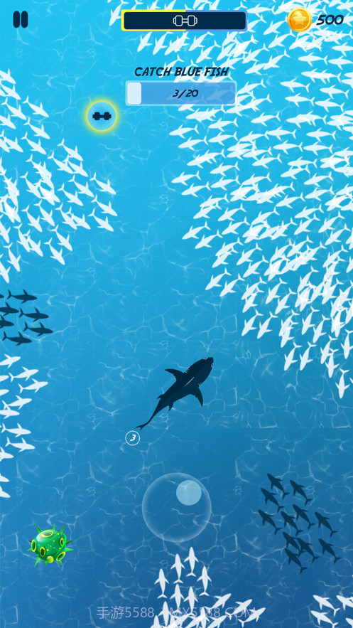 饥饿的鱼喂养和成长截图1 饥饿的鱼喂养和成长截图1