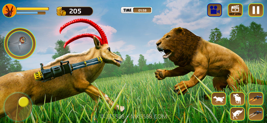 可怕的山羊荒野生活模拟截图1 可怕的山羊荒野生活模拟截图1