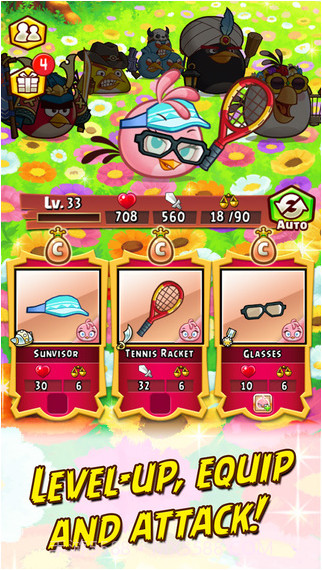 愤怒的小鸟:战斗截图3 愤怒的小鸟:战斗截图3