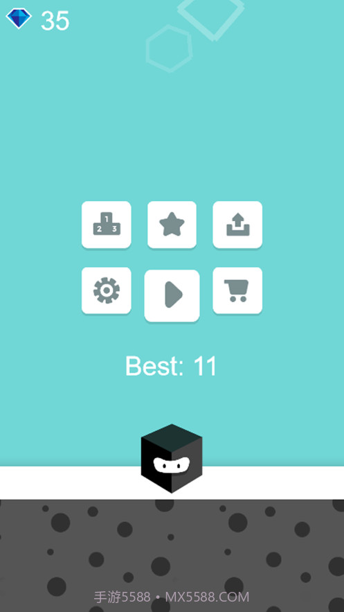 黑方块跳跃截图1 黑方块跳跃截图1