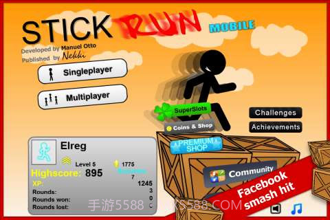 火柴人跑酷 Stick Run Mobile截图1