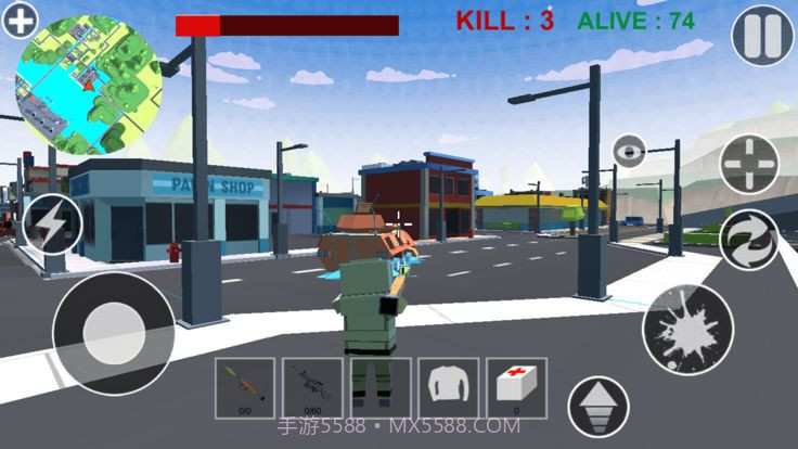 我的侠盗世界飞车大逃杀游戏截图2