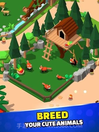 闲置动物园大亨3D截图2 闲置动物园大亨3D截图2