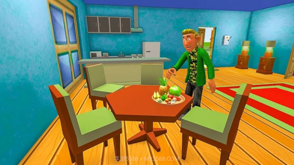 可怕的黑暗邻居谜语3D截图2