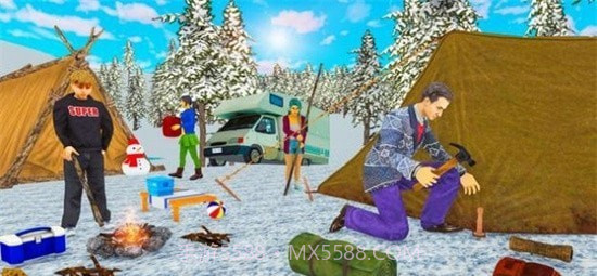 寒假露营模拟截图1 寒假露营模拟截图1