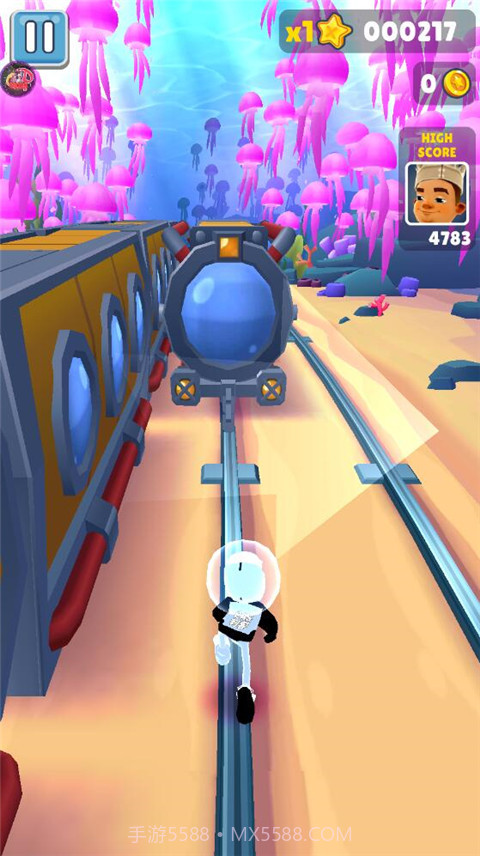 地铁跑酷刺客cas专属版本截图3 地铁跑酷刺客cas专属版本截图3