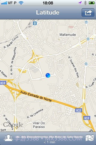 谷歌纵横Google Latitude截图1