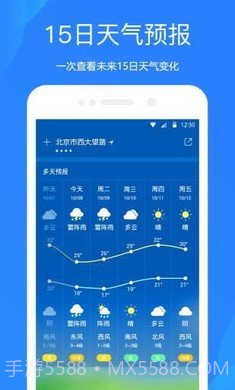 oppo天气APP截图2