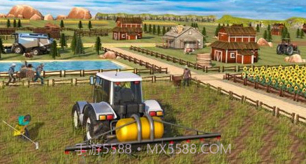 真实拖拉机手推车农业模拟器截图3 真实拖拉机手推车农业模拟器截图3