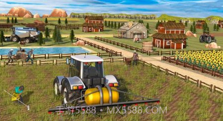 真实拖拉机手推车农业模拟器截图1 真实拖拉机手推车农业模拟器截图1