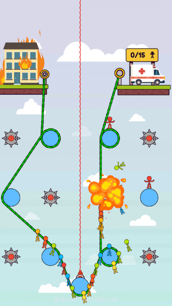 火柴人绳之谜题截图2