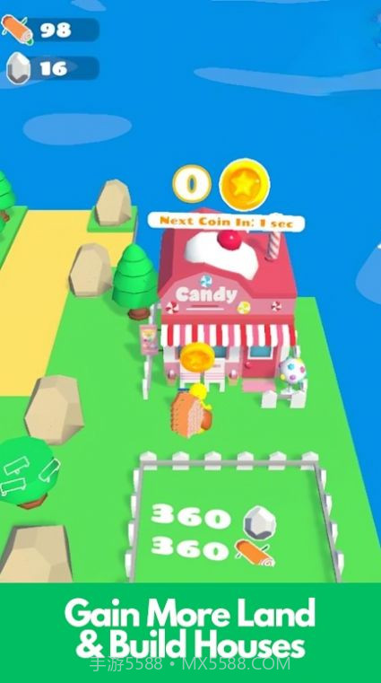 闲置富豪大亨城镇建造游戏截图1