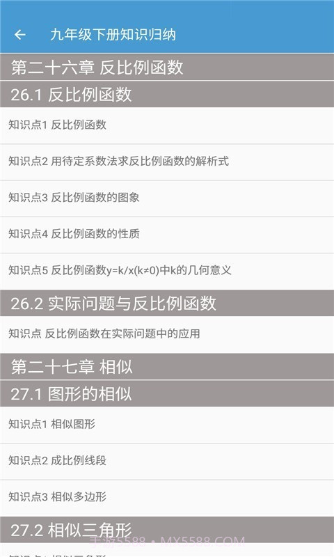 初中数学知识归纳截图2 初中数学知识归纳截图2