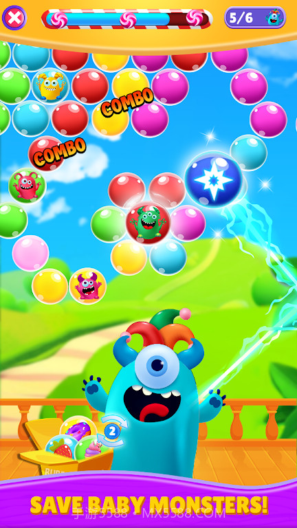 儿童泡泡爆破截图2