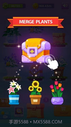 闲置花园合并植物截图4