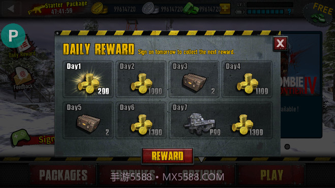 僵尸前线3内置功能菜单截图4