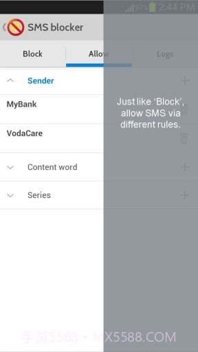 短信阻止 sms Blocker by Optinno截图3 短信阻止 sms Blocker by Optinno截图3