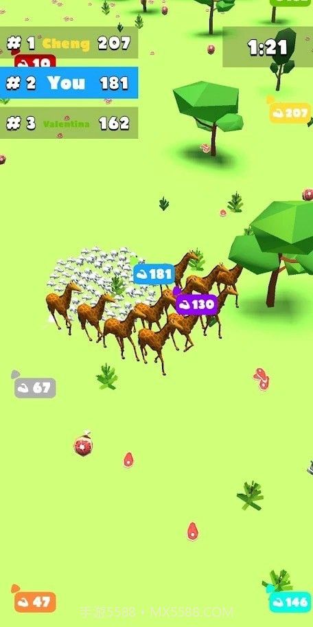 拥挤森林百兽之争截图2 拥挤森林百兽之争截图2