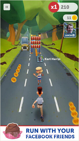 阿甘快跑游戏截图4
