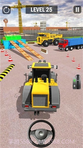 挖掘机卡车停车场3D截图2
