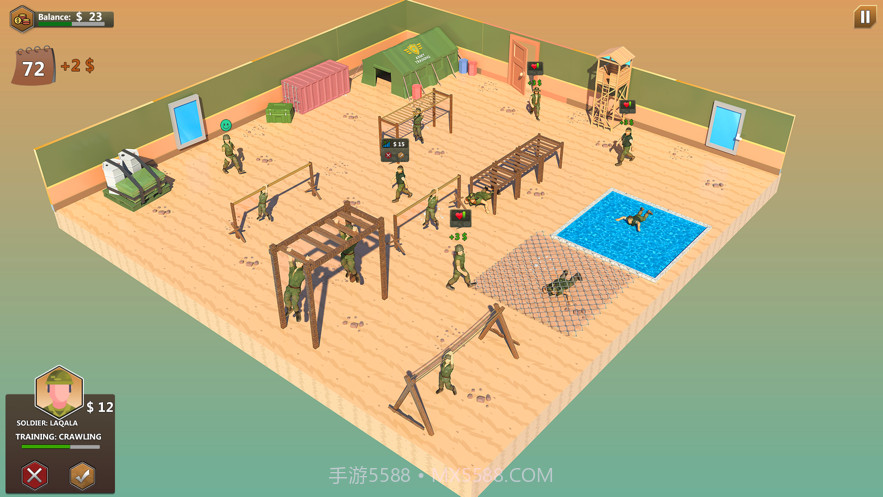 陆军健身训练空闲模拟截图2 陆军健身训练空闲模拟截图2