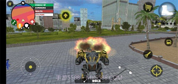 火柴人绳索英雄黑衣人无限金币版截图1