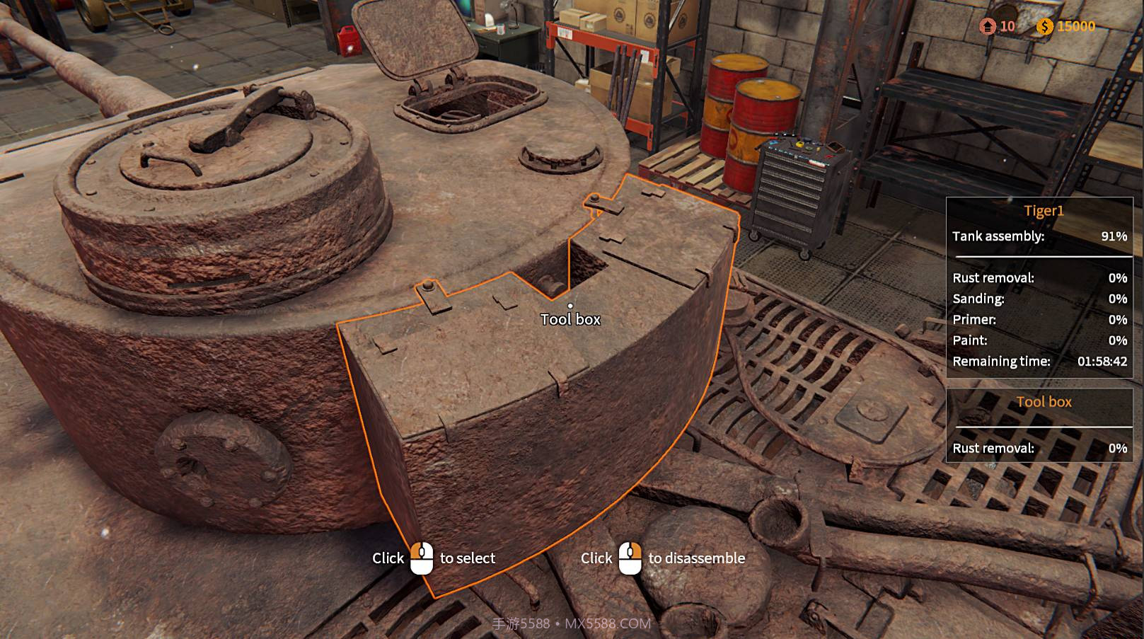 坦克修理模拟器Tank Mechanic Simulator截图19 坦克修理模拟器Tank Mechanic Simulator截图19