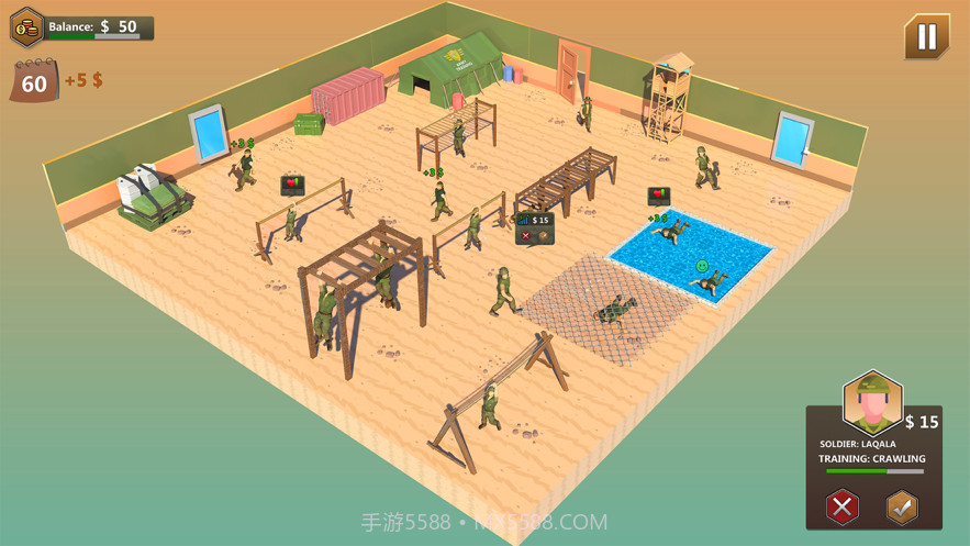 陆军健身训练空闲模拟截图4 陆军健身训练空闲模拟截图4