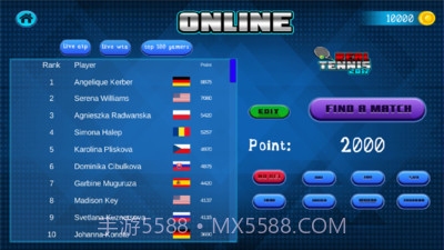 真实网球2017截图3