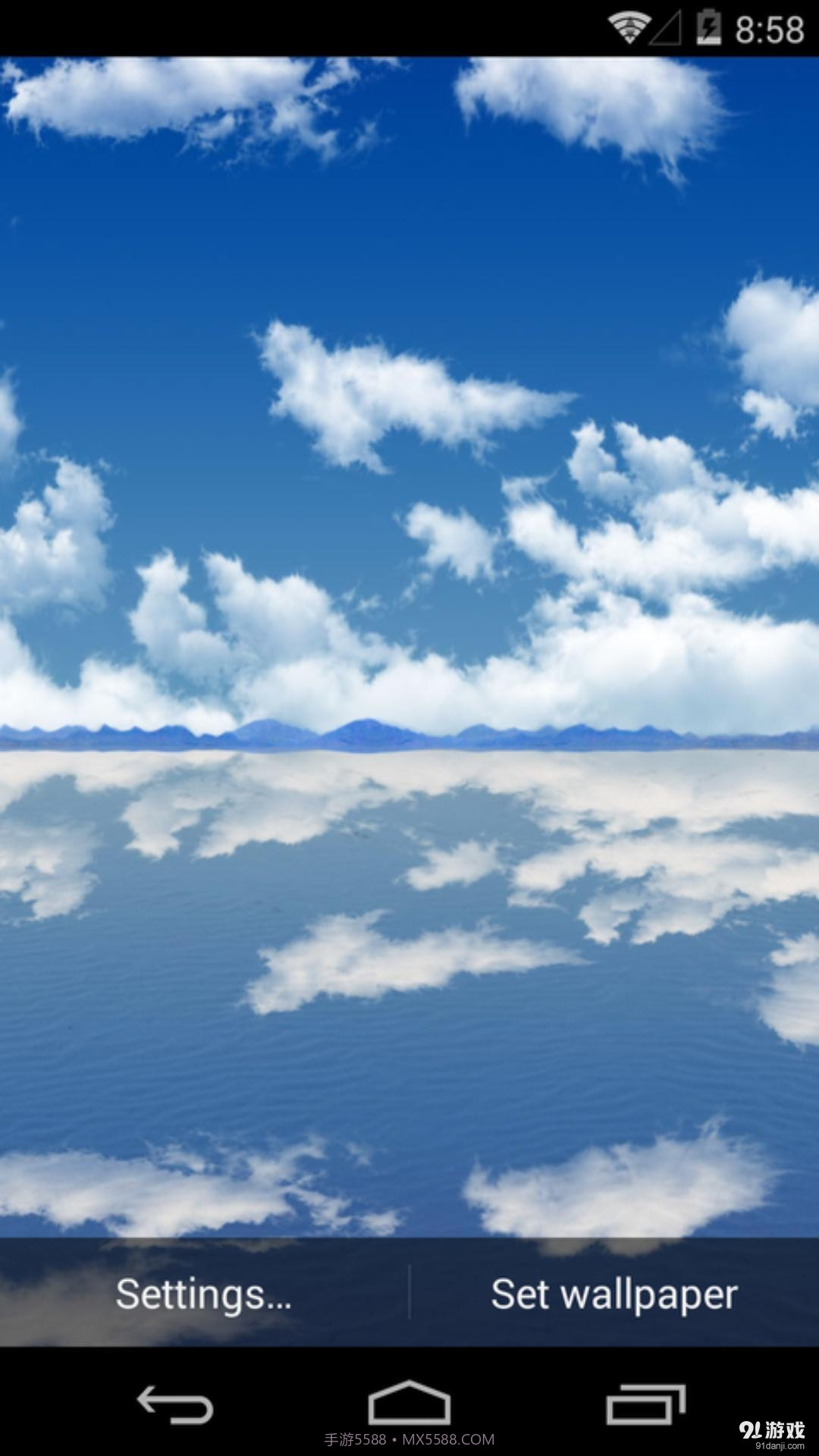 3D天空之镜：梦象动态壁纸截图1