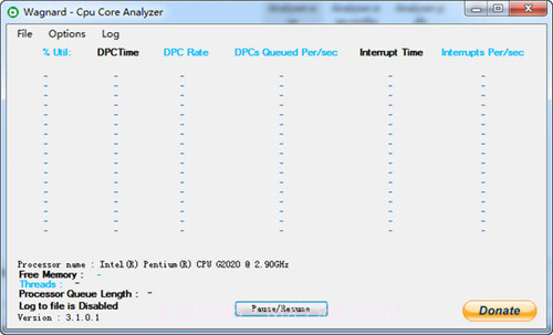 CPUCoreAnalyzer(CPU内核分析工具)截图1 CPUCoreAnalyzer(CPU内核分析工具)截图1