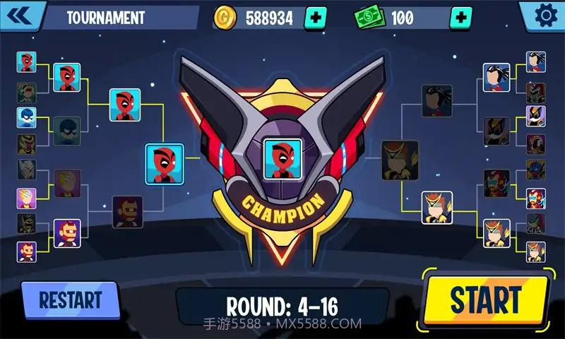 火柴人勇士超级暗影格斗无限金币钻石版截图4