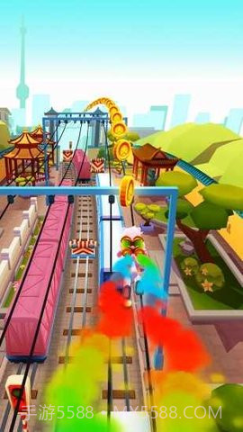 地铁跑酷3200全角色滑板截图1 地铁跑酷3200全角色滑板截图1