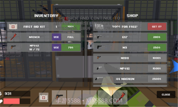 像素战斗僵尸突袭无限金币截图1 像素战斗僵尸突袭无限金币截图1