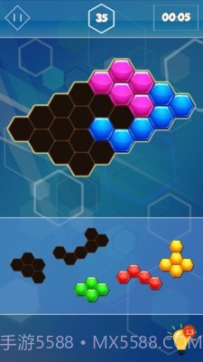 六边形合并挑战截图1 六边形合并挑战截图1