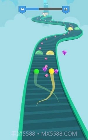 双球扭转跑酷截图1