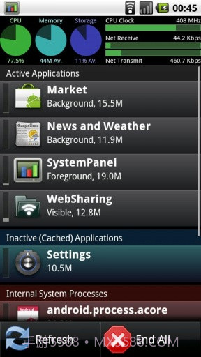 系统面板截图1 系统面板截图1