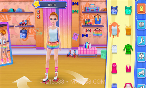 轮滑女孩截图2 轮滑女孩截图2