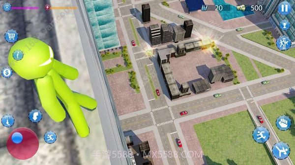 绿色火柴人城市英雄截图2 绿色火柴人城市英雄截图2