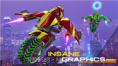 未来混乱城市飞车截图2 未来混乱城市飞车截图2