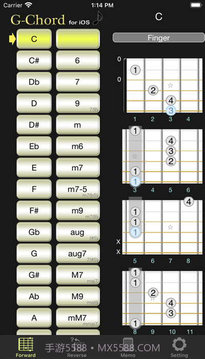 GChord吉他和弦截图2 GChord吉他和弦截图2