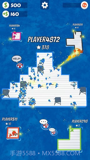 木筏战争疯狂海战截图1