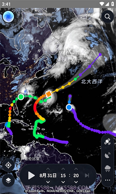 zoomearth气象云图截图1 zoomearth气象云图截图1