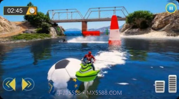 超级英雄摩托艇比赛截图1